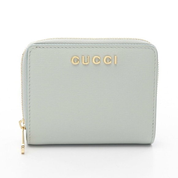 Gucci Bifold Blue Leather Wallet - Picture 1 of 7